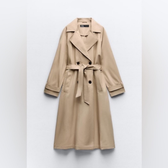 ❌️SOLD❌️CLASSIC BELTED TOPCOAT SIZE M - Picture 5 of 9